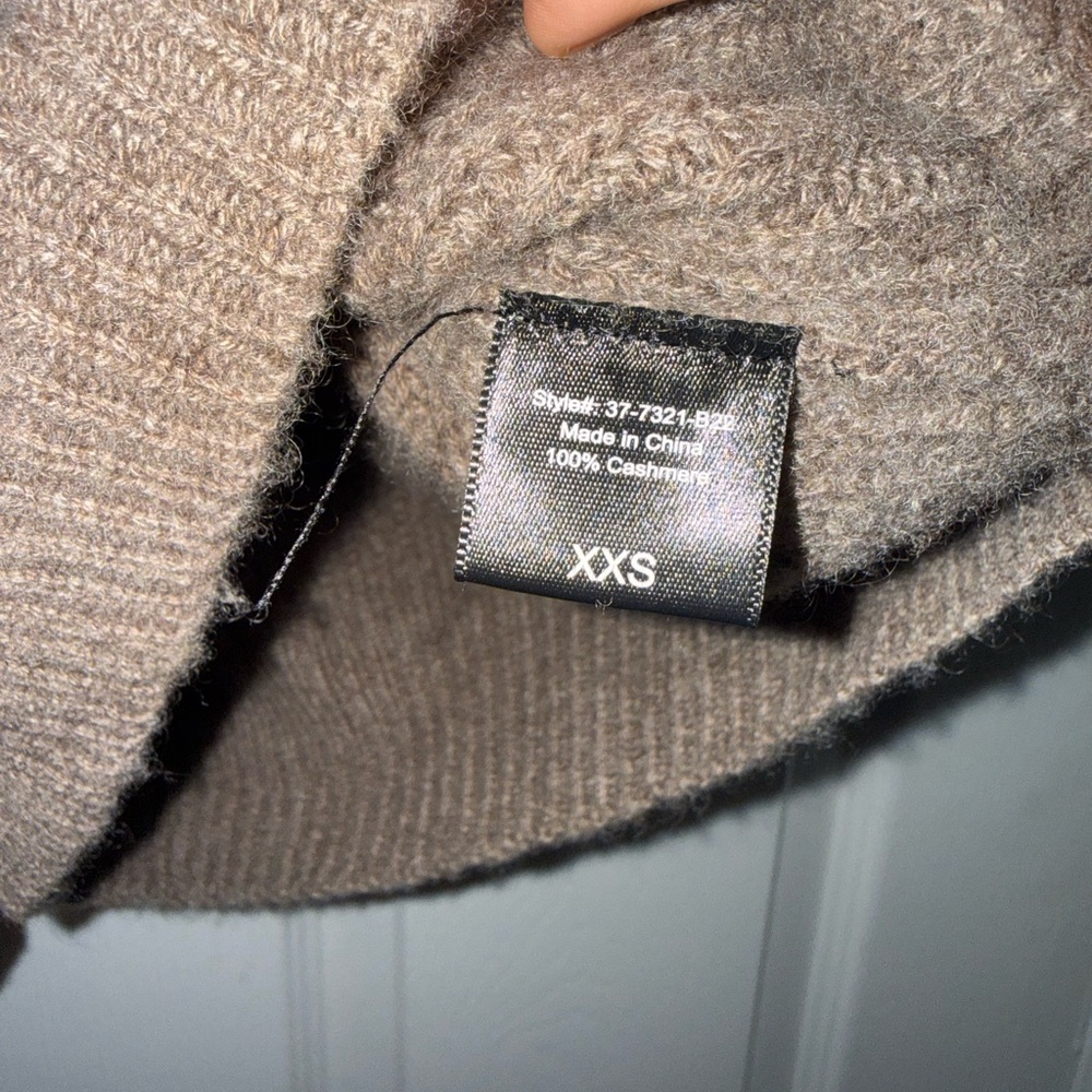 Jenni Kayne Cashmere Cocoon Cardigan xxs russet - Picture 4 of 5